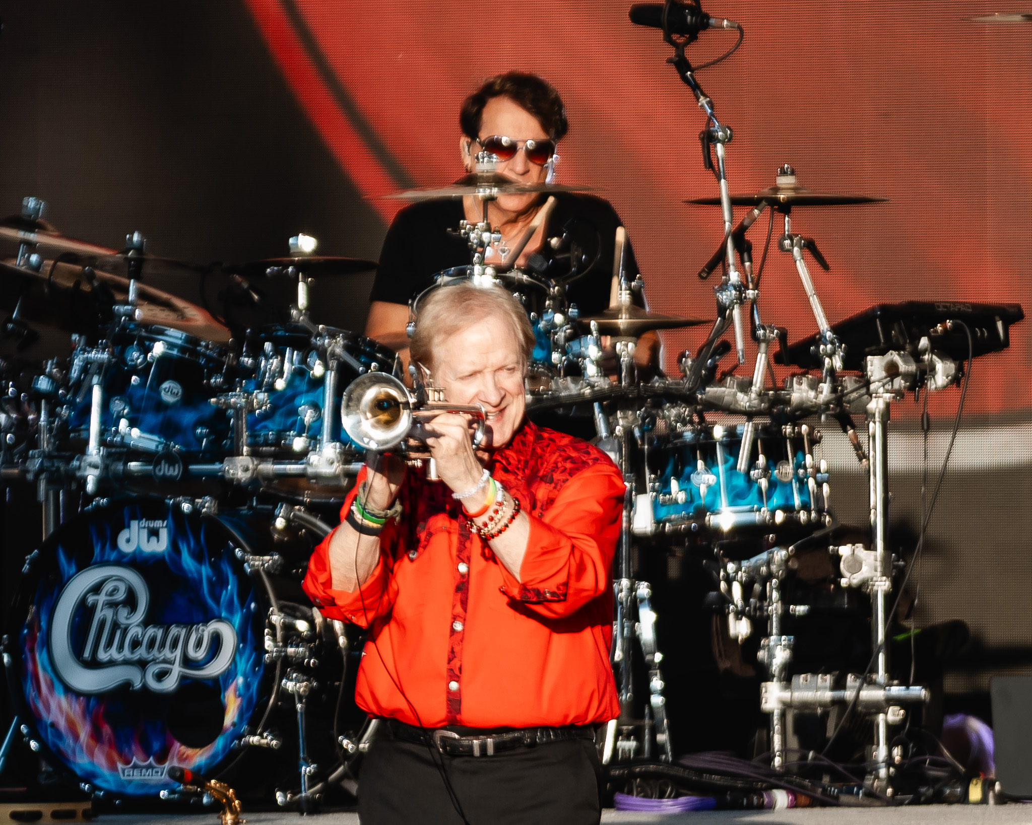Lee Loughnane and Walfredo Reyes Jr of Chicago