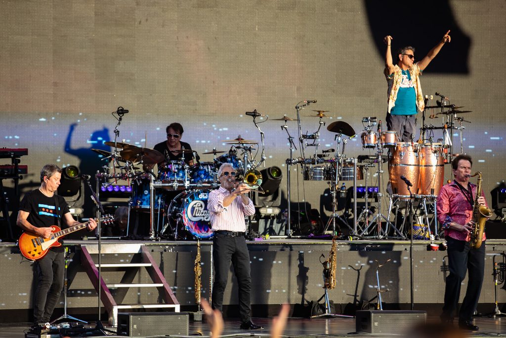 Chicago in concert in Salt Lake City.
