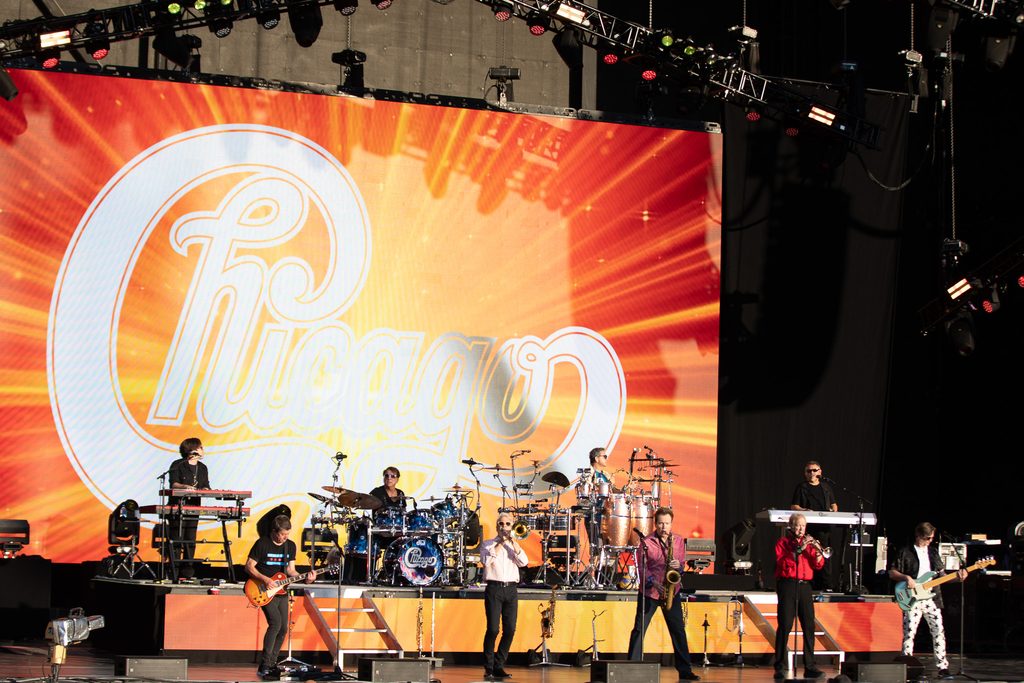 Chicago in concert at Utah First Credit Union Amphitheatre. Photo Credit: Kevin Rolfe