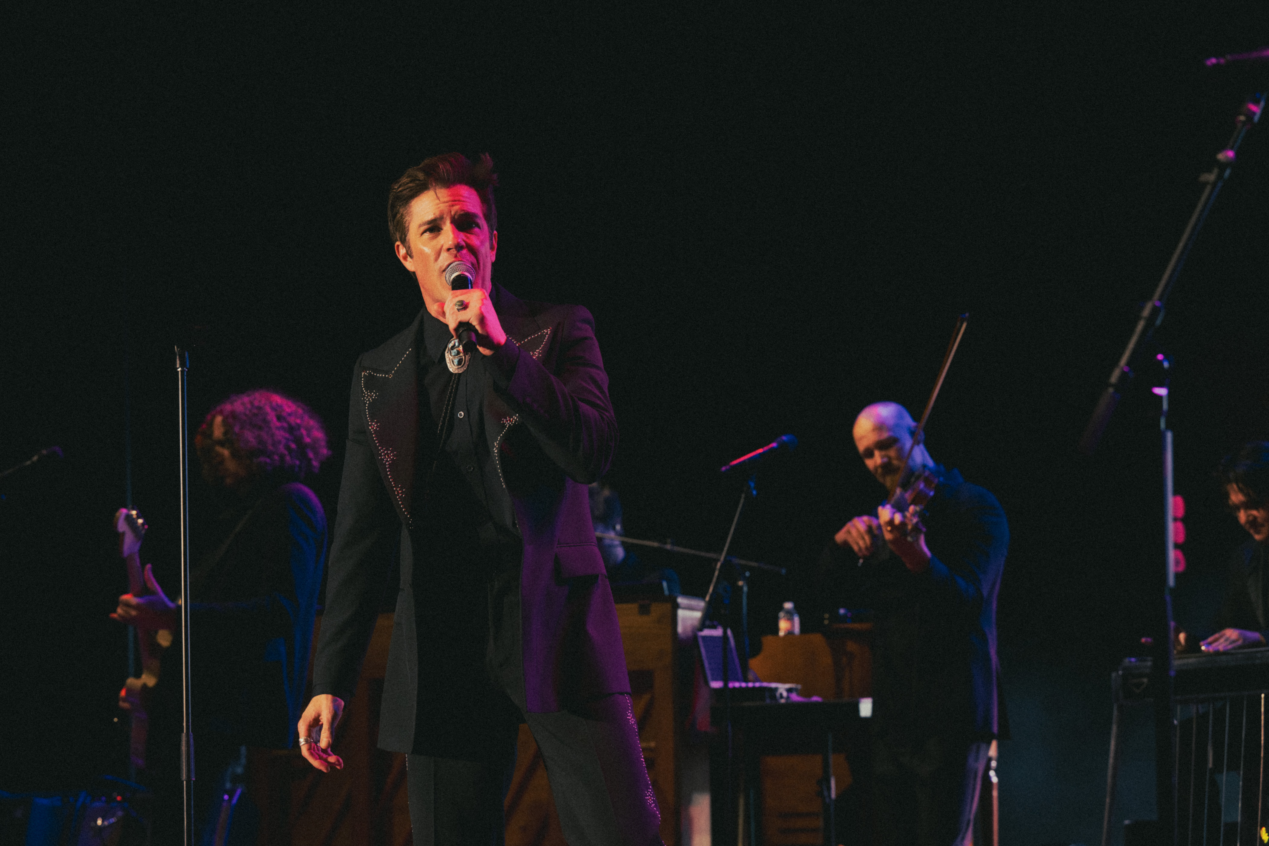 Brandon Flowers at Red Butte Garden in Salt Lake City.