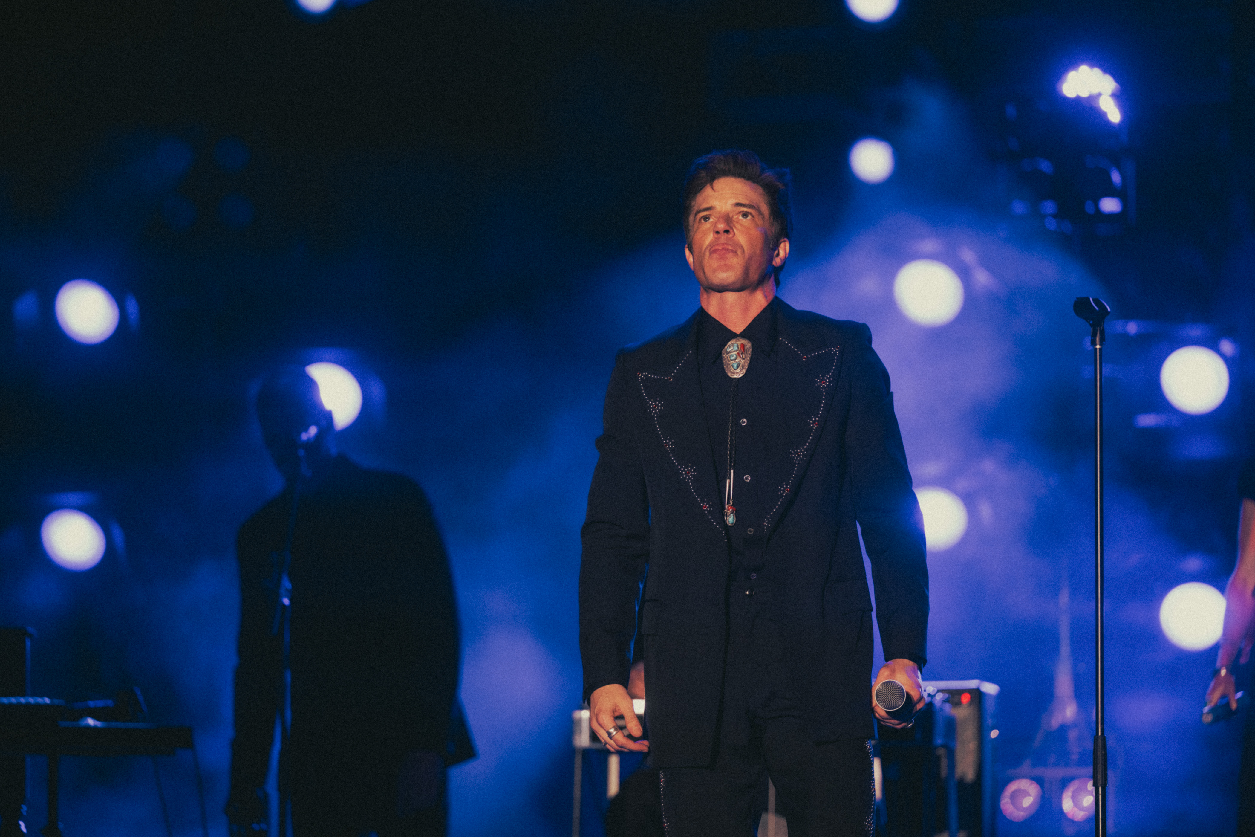 Brandon Flowers at Red Butte Garden in Salt Lake City.