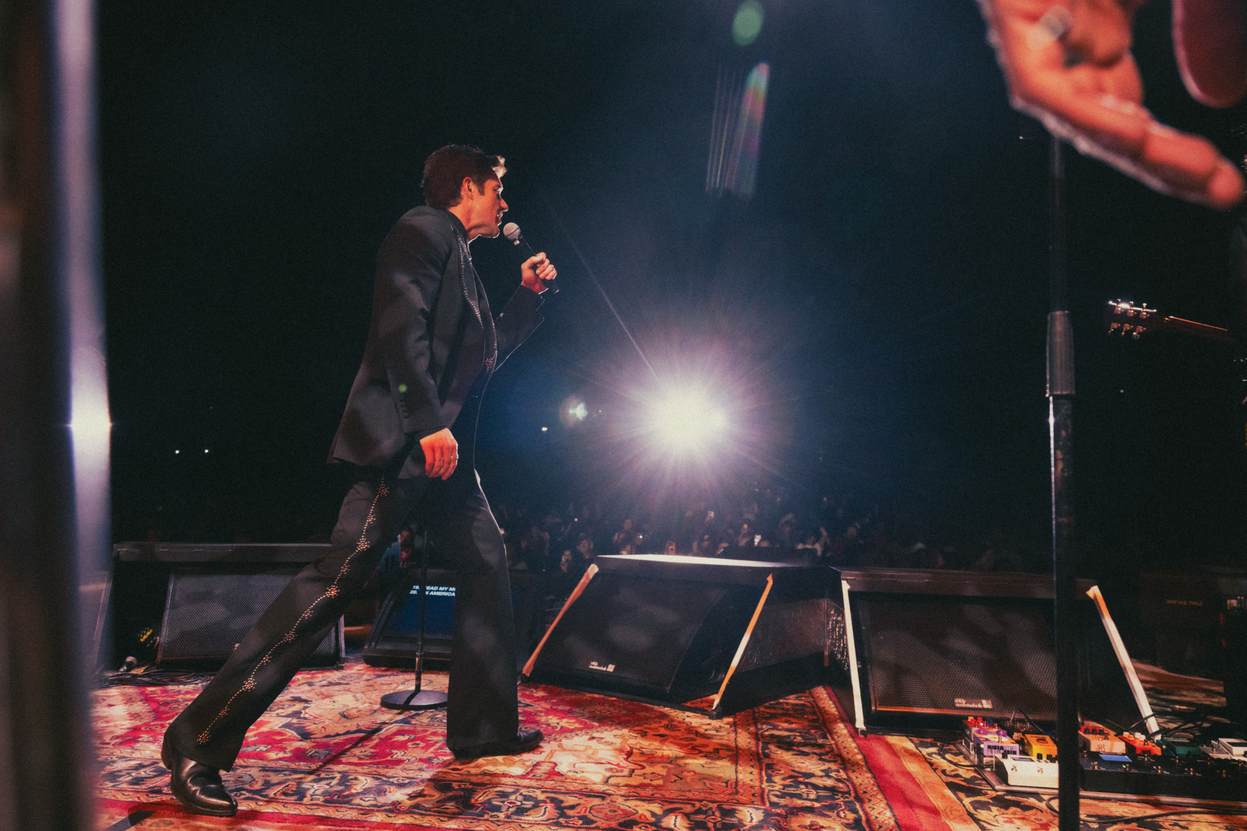 Brandon Flowers at Red Butte Garden in Salt Lake City.