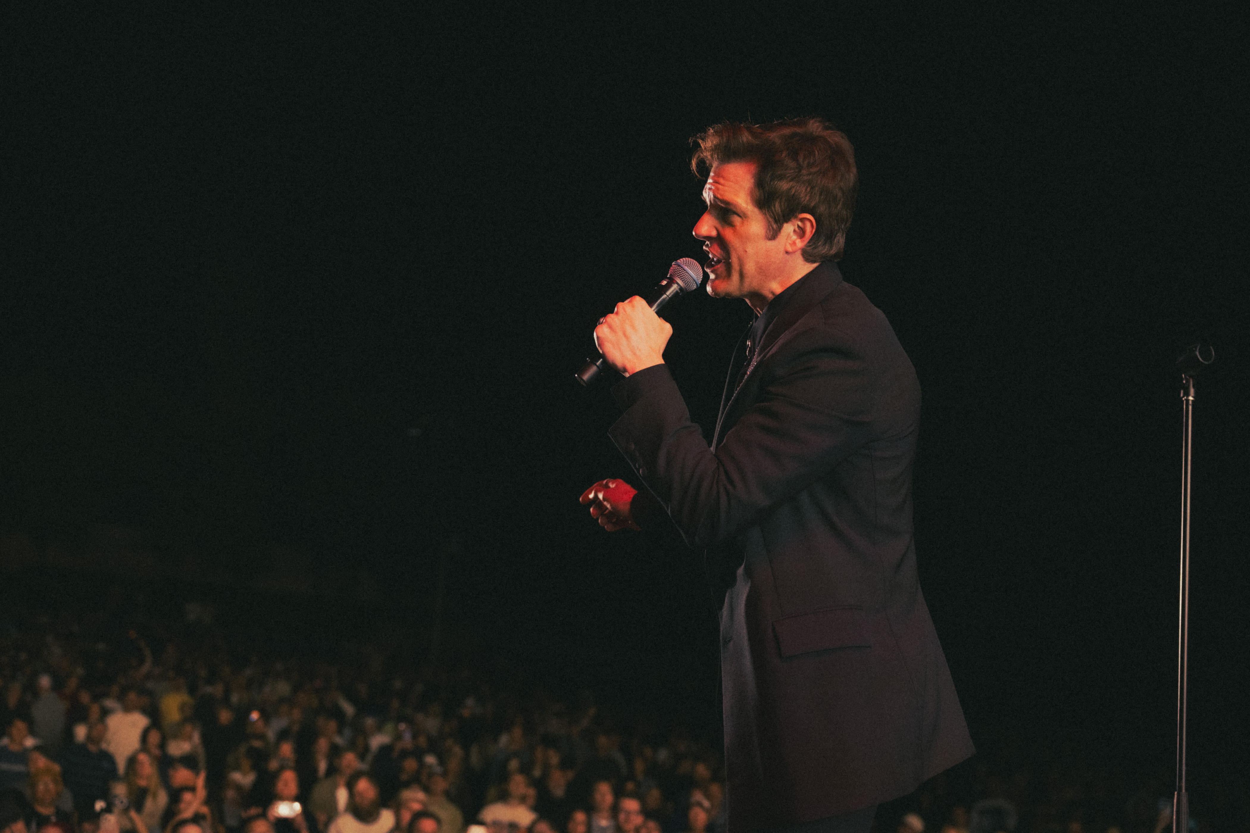 Brandon Flowers at Red Butte Garden in Salt Lake City.