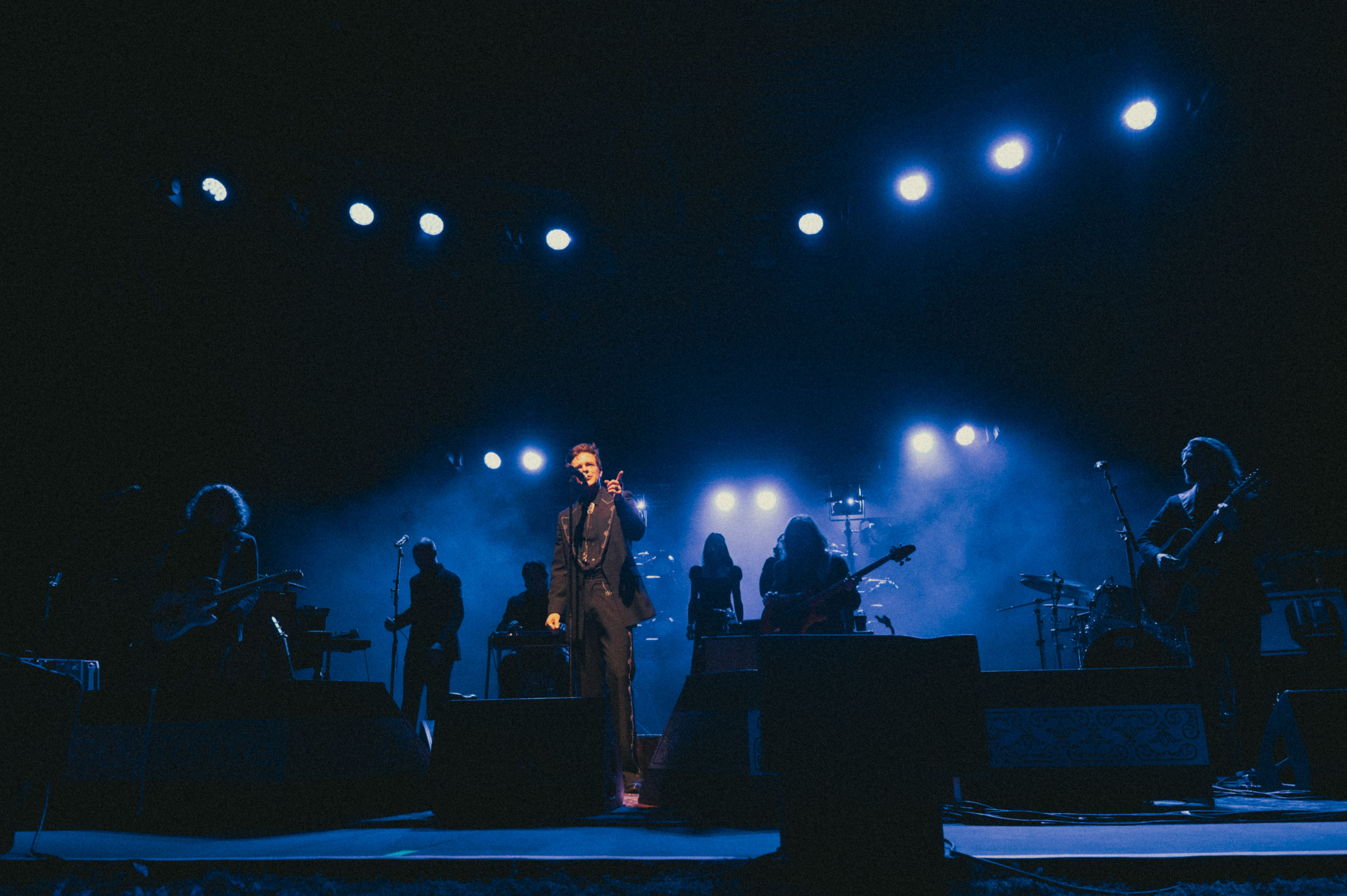 Brandon Flowers at Red Butte Garden in Salt Lake City.