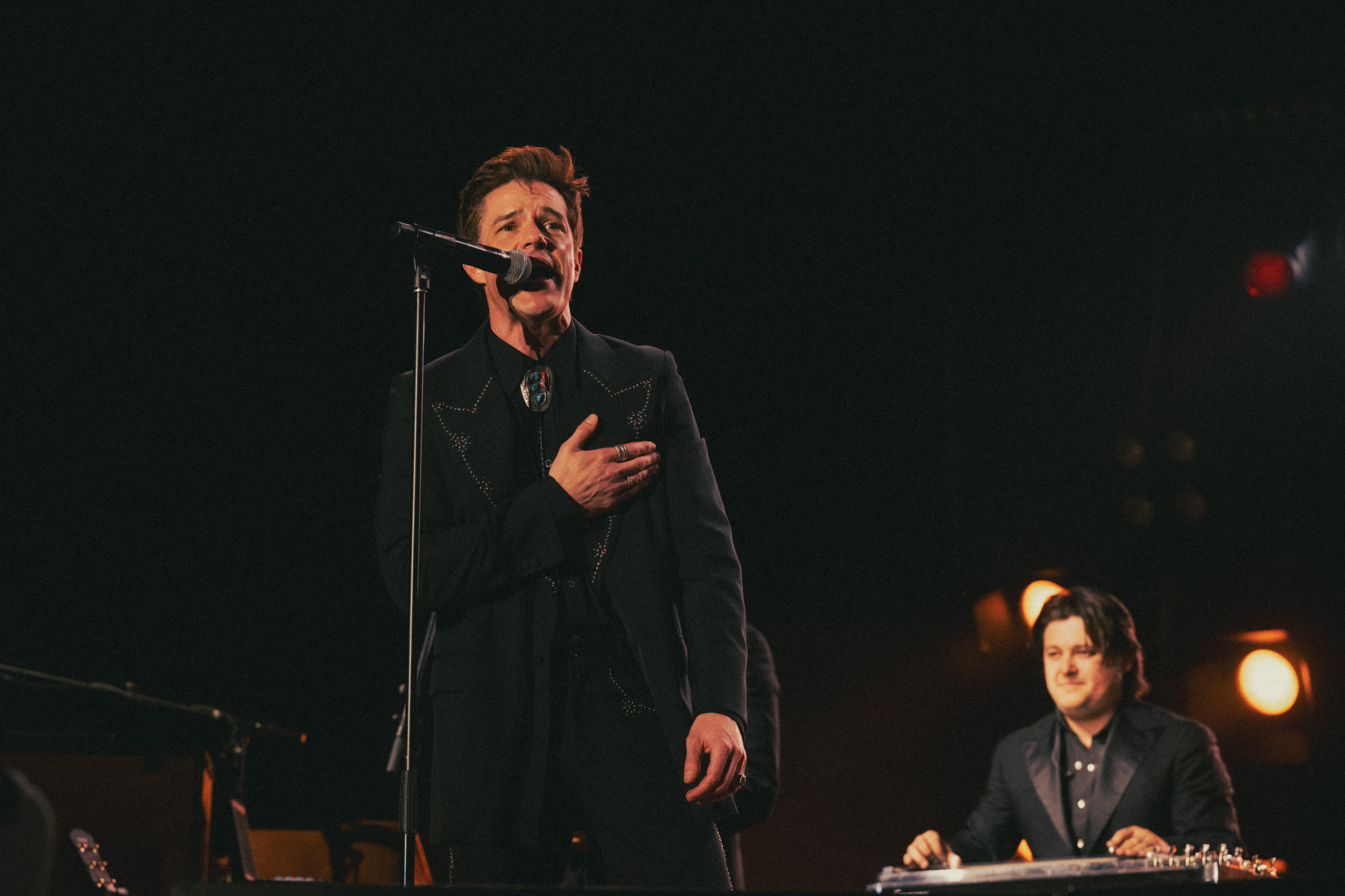 Brandon Flowers at Red Butte Garden in Salt Lake City.
